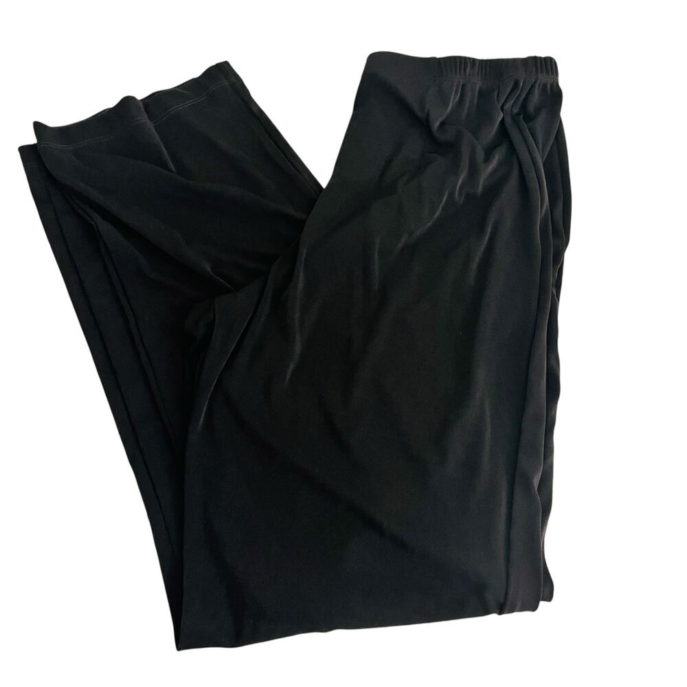Chico’s Additions Pull On Straight Leg Pants Size L Large Black - Picture 8 of 9
